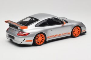 Porsche 911 997.1 GT3 RS Hopea Oransseilla Vanteilla Minichamps 1:18 155062120 Metalli — kuva 2 / 6