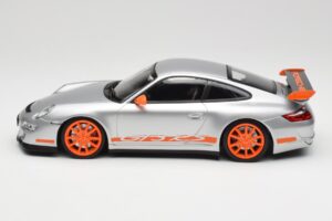 Porsche 911 997.1 GT3 RS Hopea Oransseilla Vanteilla Minichamps 1:18 155062120 Metalli — kuva 3 / 6