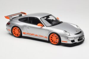 Porsche 911 997.1 GT3 RS Hopea Oransseilla Vanteilla Minichamps 1:18 155062120 Metalli — kuva 4 / 6