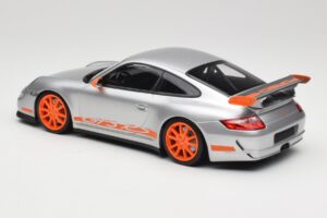 Porsche 911 997.1 GT3 RS Hopea Oransseilla Vanteilla Minichamps 1:18 155062120 Metalli — kuva 5 / 6
