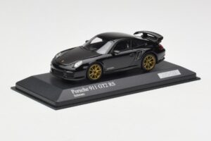 Porsche 911 997.2 GT2 RS Musta Kultaisilla Vanteilla Minichamps 1:43 400069402 Metalli — kuva 2 / 4