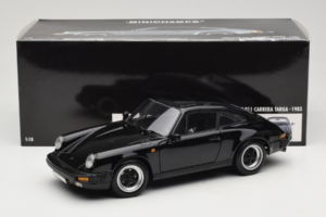Porsche 911 Carrera 3.2 Musta Minichamps 1:18 100063060-R1 Metalli — kuva 8 / 8