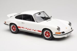 Porsche 911 Carrera RS 2.7 Grand Prix White With Red Norev 1:12 127514 Metalli — kuva 4 / 6