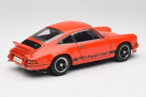 Porsche 911 Carrera RS 2.7 Oranssi & Mustat Raidat AUTOart 1:18 78054 Metalli — kuva 3 / 8