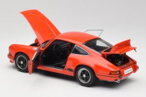 Porsche 911 Carrera RS 2.7 Oranssi & Mustat Raidat AUTOart 1:18 78054 Metalli — kuva 5 / 8