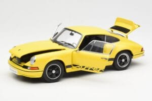 Porsche 911 Carrera RS 2.7 Keltainen AUTOart 1:18 78053 Metalli — kuva 2 / 8