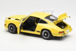 Porsche 911 Carrera RS 2.7 Keltainen AUTOart 1:18 78053 Metalli — kuva 5 / 8