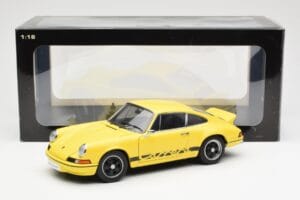Porsche 911 Carrera RS 2.7 Keltainen AUTOart 1:18 78053 Metalli — kuva 8 / 8