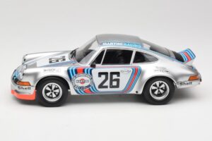 Porsche 911 Carrera RSR Group 4 GT #26 Martini Racing H. Muller / G. van Lennep GT Class Winner 1000 km Dijon 1973 Minichamps — kuva 3 / 6