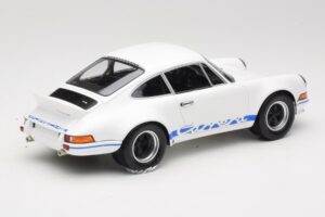 Porsche 911 Carrera RSR Group 4 GT Valkoinen & Sininen 1973 Minichamps 1:18 107065020 Metalli — kuva 2 / 6