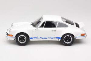 Porsche 911 Carrera RSR Group 4 GT Valkoinen & Sininen 1973 Minichamps 1:18 107065020 Metalli — kuva 3 / 6