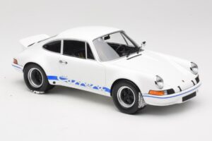 Porsche 911 Carrera RSR Group 4 GT Valkoinen & Sininen 1973 Minichamps 1:18 107065020 Metalli — kuva 4 / 6