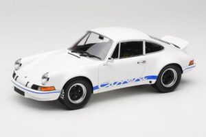 Porsche 911 Carrera RSR Group 4 GT Valkoinen & Sininen 1973 Minichamps 1:18 107065020 Metalli