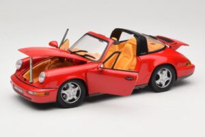 Porsche 911 Carrera Targa Punainen Anson 1:18 3054 Metalli — kuva 2 / 8