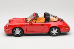 Porsche 911 Carrera Targa Punainen Anson 1:18 3054 Metalli — kuva 4 / 8