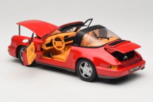 Porsche 911 Carrera Targa Punainen Anson 1:18 3054 Metalli — kuva 5 / 8
