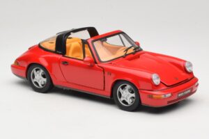 Porsche 911 Carrera Targa Punainen Anson 1:18 3054 Metalli — kuva 6 / 8