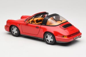 Porsche 911 Carrera Targa Punainen Anson 1:18 3054 Metalli — kuva 7 / 8