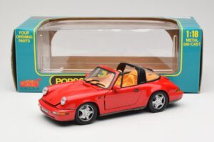 Porsche 911 Carrera Targa Punainen Anson 1:18 3054 Metalli — kuva 8 / 8