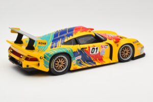 Porsche 911 GT1 #1 D. Rohr / R. Pilgrim / A. McNish 1997 UT Models 1:18 39724 Metalli — kuva 3 / 8