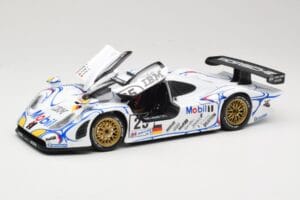 Porsche 911 GT1 #25 Porsche AG U. Alzen / J. Muller / B. Wollek 24 Hours of Le Mans 1998 Maisto 1:18 56052 Metalli — kuva 2 / 8