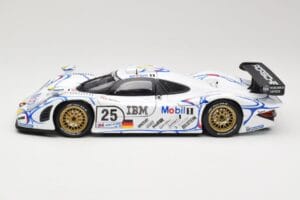 Porsche 911 GT1 #25 Porsche AG U. Alzen / J. Muller / B. Wollek 24 Hours of Le Mans 1998 Maisto 1:18 56052 Metalli — kuva 4 / 8