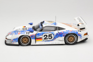 Porsche 911 GT1 #25 H. Stuck / T. Boutsen / B. Wollek 24 Hours of Le Mans 1996 UT Models 1:18 180966625 Metalli — kuva 4 / 8