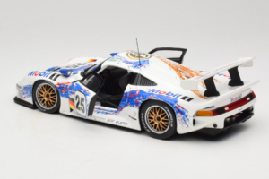 Porsche 911 GT1 #25 H. Stuck / T. Boutsen / B. Wollek 24 Hours of Le Mans 1996 UT Models 1:18 180966625 Metalli — kuva 5 / 8