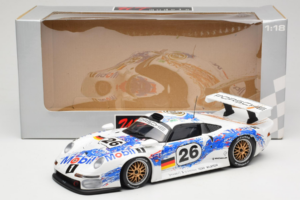 Porsche 911 GT1 #26 K. Wendlinger / Goody / Y. Dalmas 24 Hours of Le Mans 1996 UT Models 1:18 180966626 Metalli — kuva 8 / 8