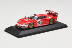 Porsche 911 GT1 #27 BMS Scuderia Italia 24 Hours of Le Mans 1997 Minichamps 1:43 430976627 Metalli — kuva 2 / 4