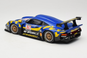 Porsche 911 GT1 #30 Wallinder / Greasley / Lister FIA GT Championship 1997 UT Models 1:18 39723 Metalli — kuva 7 / 8
