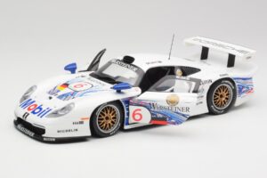 Porsche 911 GT1 #6 T. Boutsen / H-J. Stuck 1997 UT Models 1:18 39720 Metalli — kuva 2 / 8