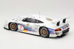 Porsche 911 GT1 #7 Y. Dalmas / R. Wollek FIA GT Championship 1997 UT Models 1:18 39721 Metalli — kuva 7 / 8