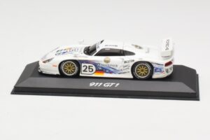 Porsche 911 GT1 #25 Warsteiner 24 Hours of Le Mans 1997 Minichamps 1:43 WAP02003197 Metalli
