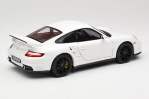 Porsche 911 GT2 997.1 Valkoinen Norev 1:18 187572 Metalli — kuva 3 / 8