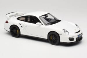 Porsche 911 GT2 997.1 Valkoinen Norev 1:18 187572 Metalli — kuva 6 / 8