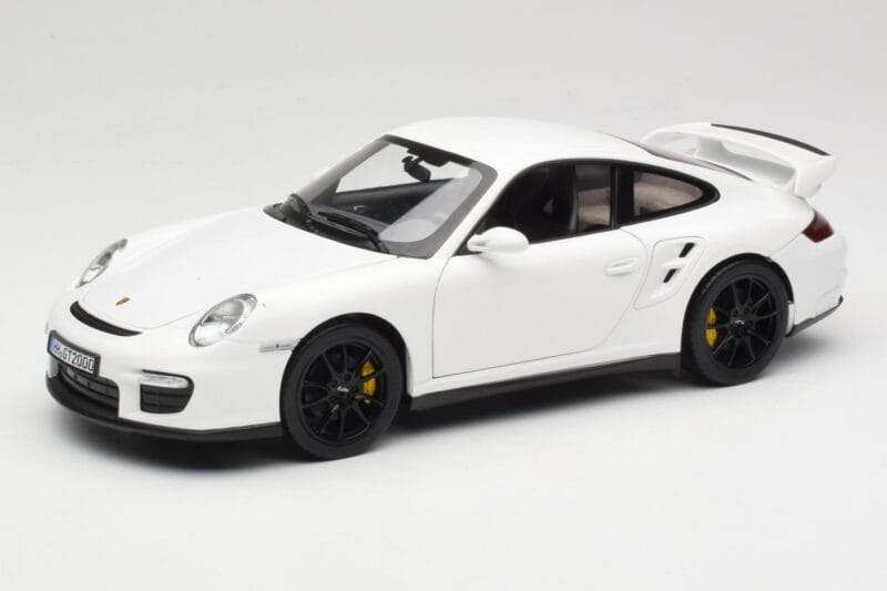 Porsche 911 GT2 997.1 Valkoinen Norev 1:18 187572 Metalli