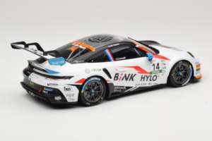 Porsche 911 GT3 Cup 992 #14 R. de Haan Oschersleben GP 2024 IXO 1:18 18RMC219 Metalli — kuva 2 / 6