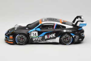 Porsche 911 GT3 Cup 992 #14 R. de Haan Oschersleben GP 2024 IXO 1:18 18RMC219 Metalli — kuva 3 / 6