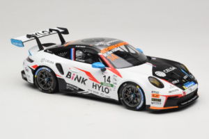 Porsche 911 GT3 Cup 992 #14 R. de Haan Oschersleben GP 2024 IXO 1:18 18RMC219 Metalli — kuva 4 / 6