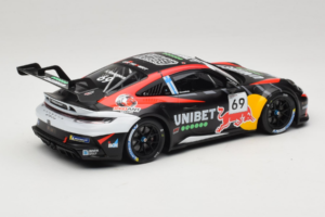 Porsche 911 GT3 Cup 992 #69 K. Rovanpera Zolder GP 2024 IXO 1:18 18RMC226 Metalli — kuva 2 / 6