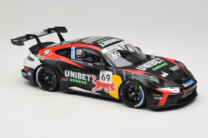 Porsche 911 GT3 Cup 992 #69 K. Rovanpera Zolder GP 2024 IXO 1:18 18RMC226 Metalli — kuva 4 / 6