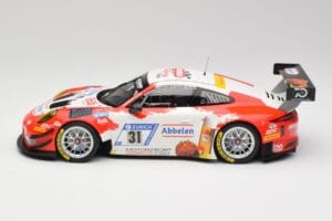 Porsche 911 GT3 R #31 Frikadelli Racing N. Siedler / M. Seefried 24 Hours Nürburgring 2018 Minichamps 1:18 153186931 Metalli — kuva 3 / 6