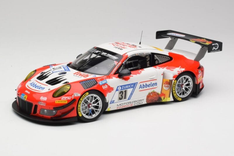 Porsche 911 GT3 R #31 Frikadelli Racing N. Siedler / M. Seefried 24 Hours Nürburgring 2018 Minichamps 1:18 153186931 Metalli