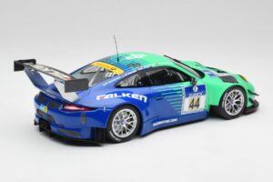 Porsche 911 GT3 R #44 Falken Motorsport W. Henzler / P. Dumbreck NBR 2016 Minichamps 1:18 155166044 Metalli — kuva 2 / 6