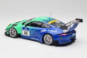 Porsche 911 GT3 R #44 Falken Motorsport W. Henzler / P. Dumbreck NBR 2016 Minichamps 1:18 155166044 Metalli — kuva 5 / 6