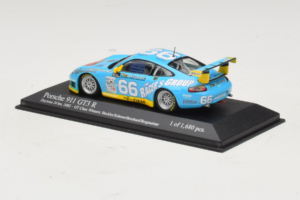 Porsche 911 GT3 R #66 Buckler / Schrom 24 Hours of Daytona 2002 Minichamps 1:43 400026966 Metalli — kuva 3 / 4