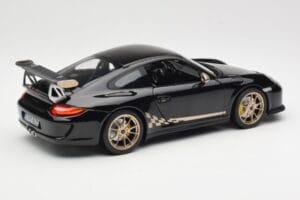 Porsche 911 997 GT3 RS Musta Norev 1:18 187563 Metalli — kuva 3 / 8