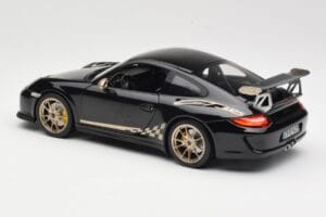 Porsche 911 997 GT3 RS Musta Norev 1:18 187563 Metalli — kuva 7 / 8