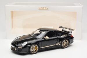 Porsche 911 997 GT3 RS Musta Norev 1:18 187563 Metalli — kuva 8 / 8